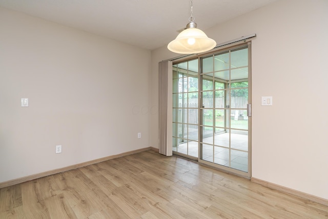 9427 Clermont Cir, Powell, OH 43065 - spare room featuring light wood-style flooring