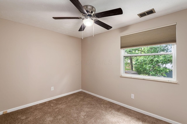 8800 Greenburg Dr, Powell, OH 43065 - carpeted spare room with ceiling fan and baseboards