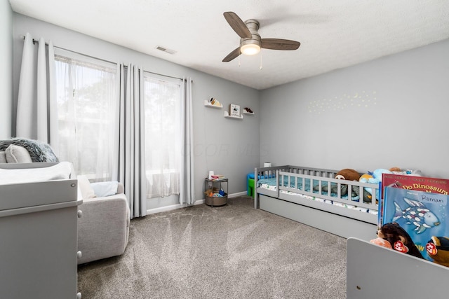 7524 Hemrich Dr, Canal Winchester, OH 43110 - bedroom with carpet flooring and ceiling fan