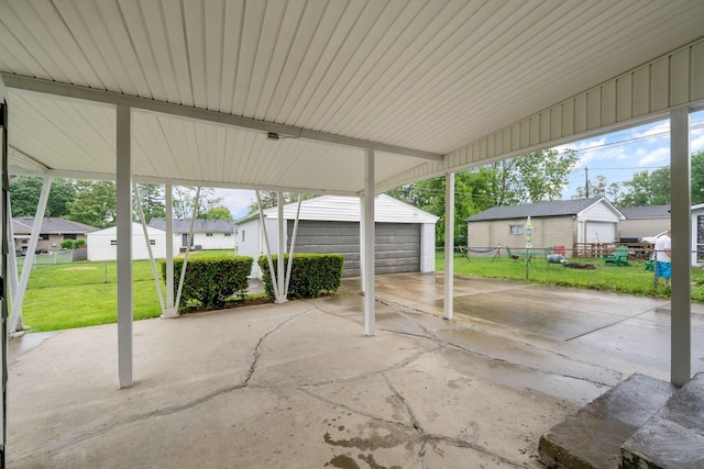 992 S Hague Ave, Columbus, OH 43204 - view of patio / terrace featuring an outdoor structure