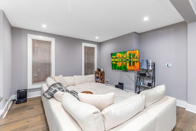 1167 Neil Ave, Columbus, OH 43201 - living area with wood finished floors and recessed lighting