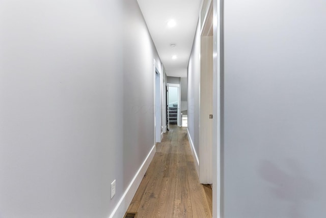 1167 Neil Ave, Columbus, OH 43201 - hallway featuring light wood finished floors and recessed lighting