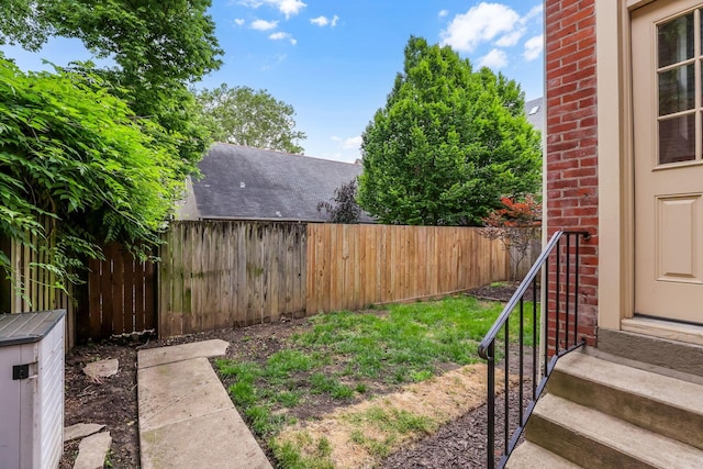 1167 Neil Ave, Columbus, OH 43201 - fenced backyard featuring entry steps