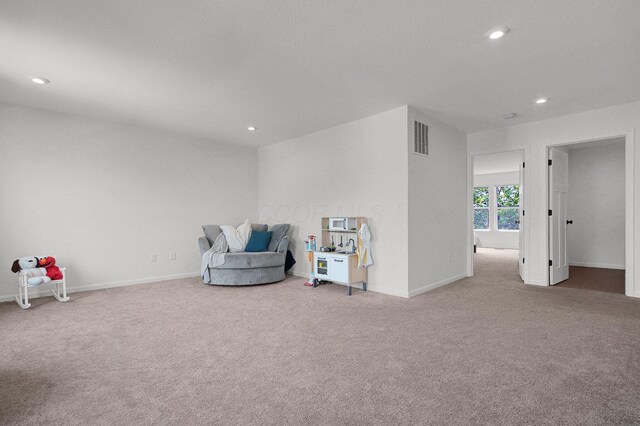 120 Heron Ave, Pataskala, OH 43062 - living area featuring carpet flooring and recessed lighting
