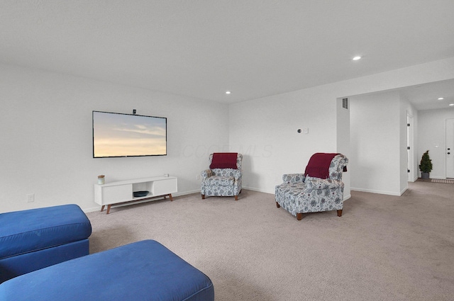 120 Heron Ave, Pataskala, OH 43062 - carpeted living room featuring recessed lighting and baseboards