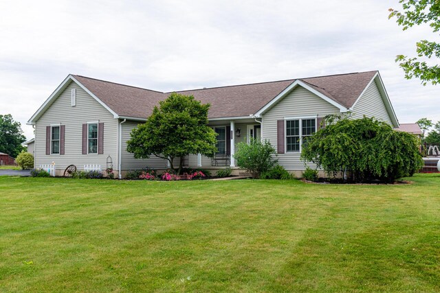 4091 Township Road 21, Marengo, OH 43334 - single story home with roof with shingles and a front yard