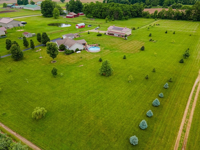 4091 Township Road 21, Marengo, OH 43334 - overview of rural landscape featuring a nearby body of water