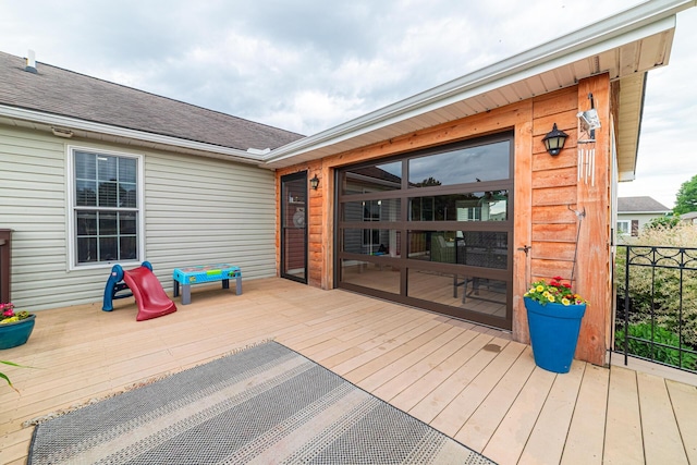 4091 Township Road 21, Marengo, OH 43334 - view of wooden deck