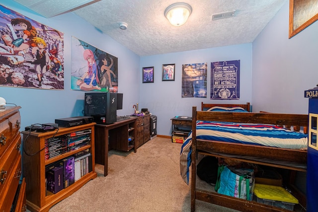 4091 Township Road 21, Marengo, OH 43334 - bedroom featuring carpet floors, a textured ceiling, and baseboards