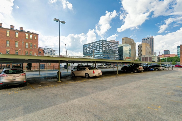 150 E Main St Unit 405, Columbus, OH 43215 - covered parking lot featuring a city view