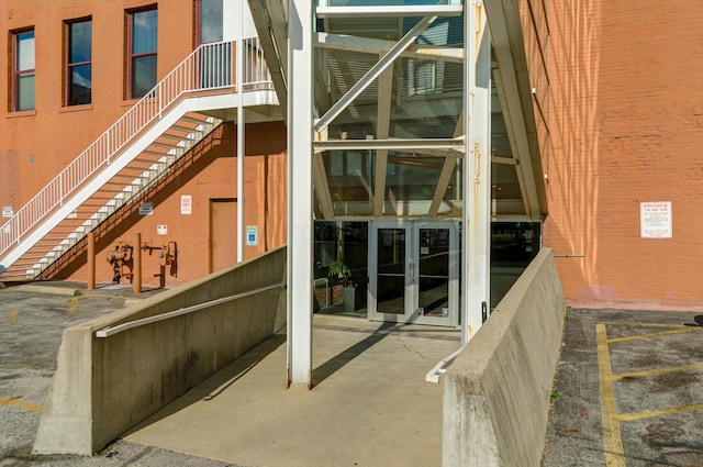 150 E Main St Unit 405, Columbus, OH 43215 - doorway to property with french doors and a patio area