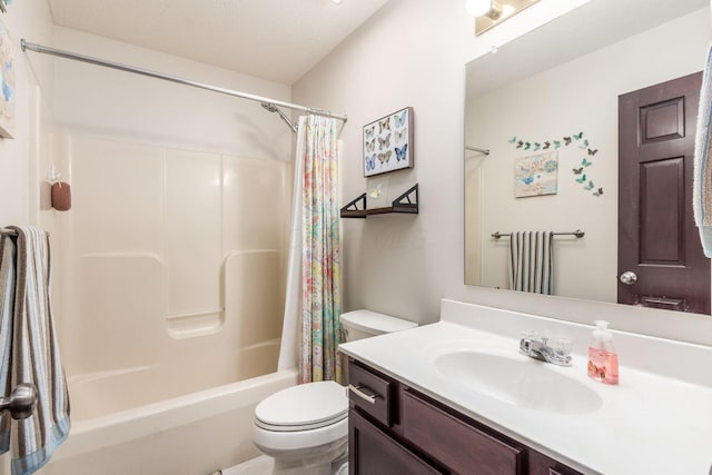 2461 Abbey Knoll Dr, Lewis Center, OH 43035 - full bathroom with vanity and shower / bath combination with curtain