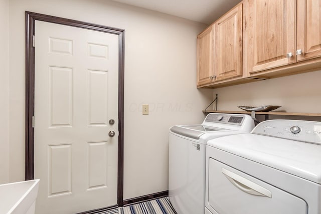 2461 Abbey Knoll Dr, Lewis Center, OH 43035 - washroom with washing machine and dryer and cabinet space
