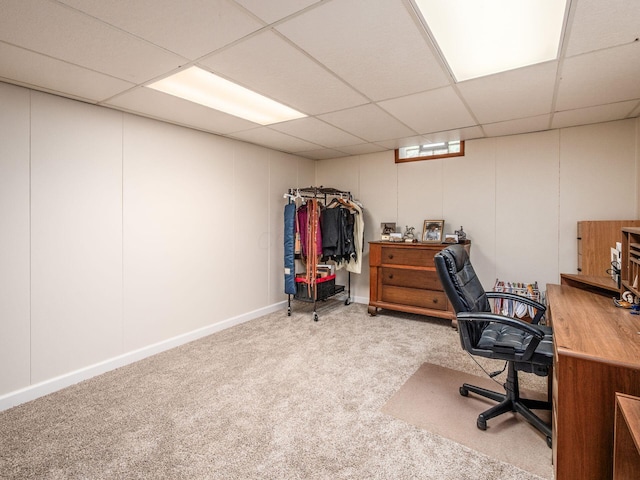 8120 Morgan Rd, West Jefferson, OH 43162 - carpeted office space featuring a drop ceiling