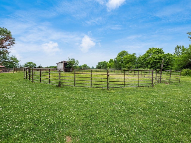 8120 Morgan Rd, West Jefferson, OH 43162 - view of yard featuring a view of rural / pastoral area