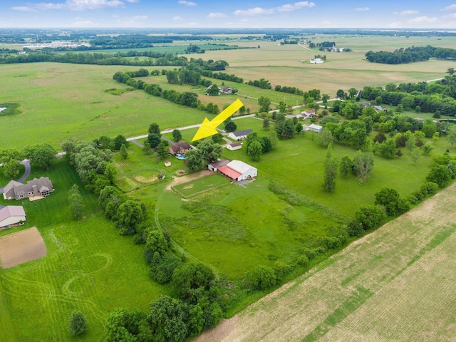 8120 Morgan Rd, West Jefferson, OH 43162 - overview of rural landscape with agricultural land