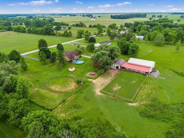 8120 Morgan Rd, West Jefferson, OH 43162 - aerial view of sparsely populated area featuring agricultural land