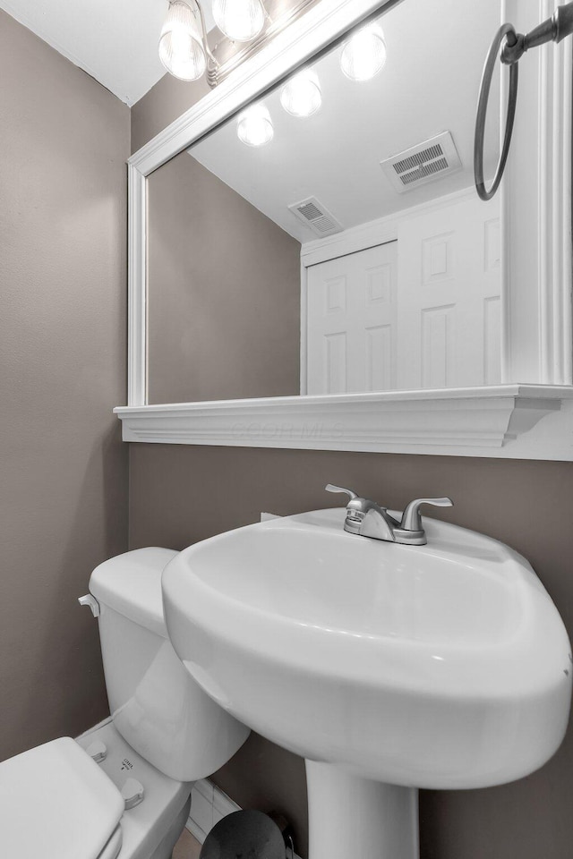 1365 Bluff Ave Unit B, Columbus, OH 43212 - half bathroom with toilet and a sink