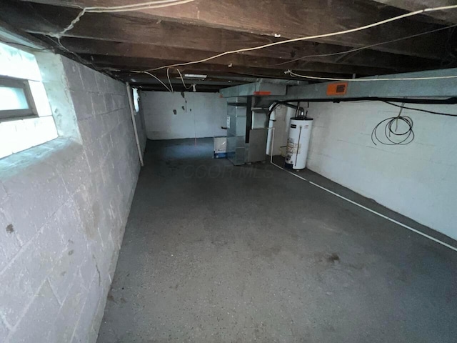 691-693 N Dawson Ave, Columbus, OH 43219 - below grade area featuring water heater and heating unit