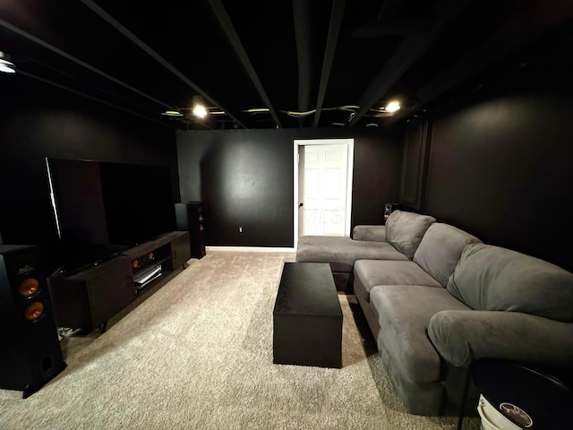 4227 Sestos Dr, Columbus, OH 43207 - home theater room with carpet flooring