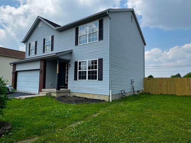4227 Sestos Dr, Columbus, OH 43207 - view of front facade with a garage