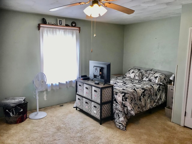 8023 County Road 30, Somerset, OH 43783 - carpeted bedroom featuring multiple windows and a ceiling fan