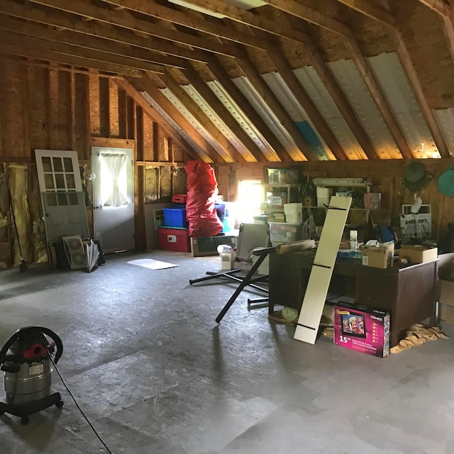 8023 County Road 30, Somerset, OH 43783 - view of unfinished attic