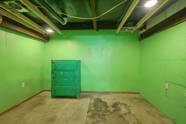 4137 Dry Run Rd, Chillicothe, OH 45601 - view of unfinished basement