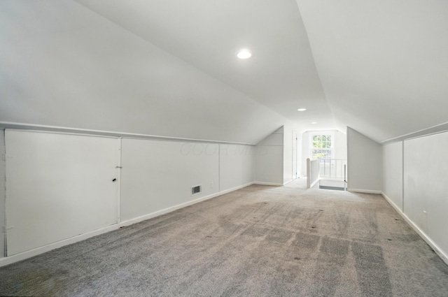 33 W Dominion Blvd, Columbus, OH 43214 - bonus room featuring lofted ceiling, carpet floors, and recessed lighting