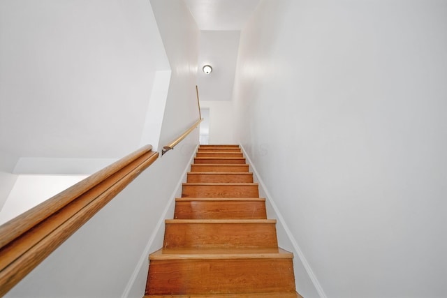 1809 NW Ct Unit C, Columbus, OH 43212 - stairway featuring baseboards