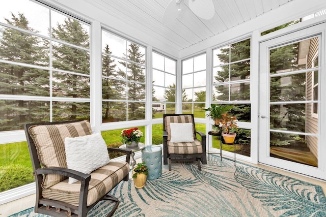 4724 Trademark Trl, Hilliard, OH 43026 - sunroom / solarium featuring a ceiling fan