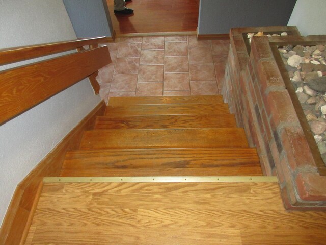 470 Beacon Rd, Newark, OH 43055 - stairs featuring baseboards
