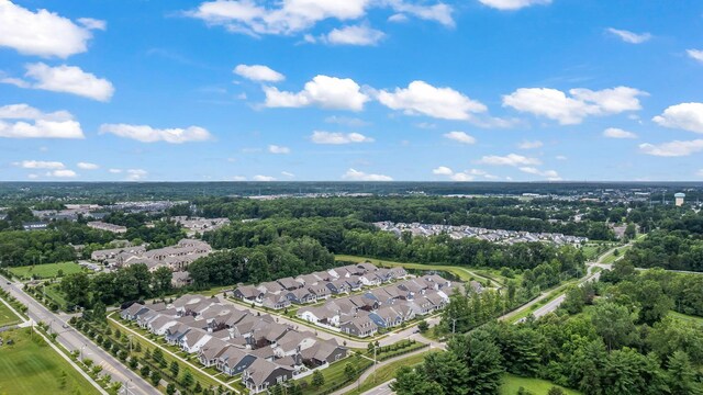5508 Camlin Pl W Unit 48, Westerville, OH 43081 - aerial view of residential area with a tree filled landscape