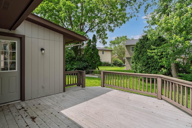 2220 Surreygate Dr, Columbus, OH 43235 - deck featuring a yard