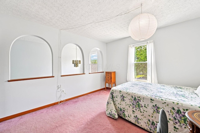 5138 Eastbend Dr, Canal Winchester, OH 43110 - carpeted bedroom featuring a textured ceiling