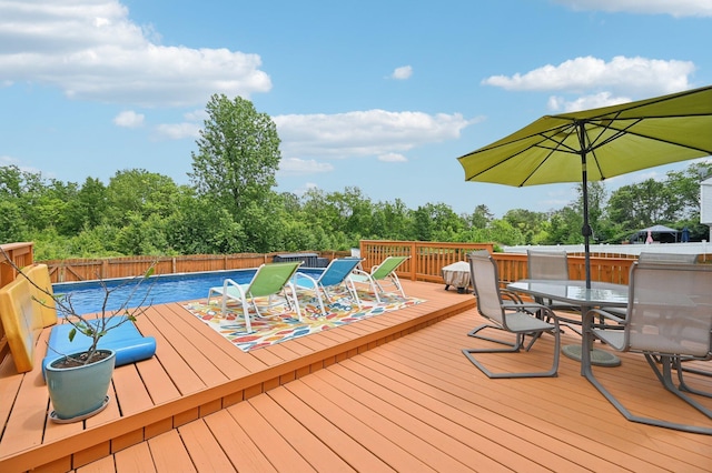 5138 Eastbend Dr, Canal Winchester, OH 43110 - deck with outdoor dining space