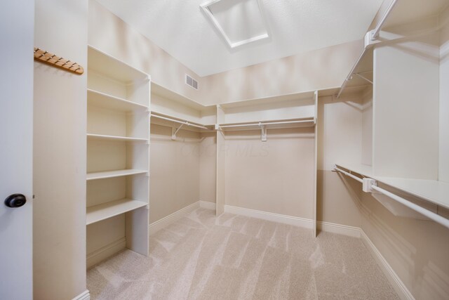 7788 Boylston Ct, Dublin, OH 43016 - spacious closet with carpet floors and attic access