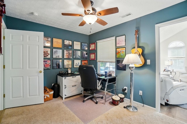 6235 Hampton Green Pl Unit 5B, Dublin, OH 43016 - office space featuring a ceiling fan and carpet floors
