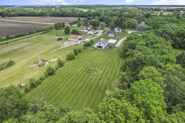 1859 State Route 257 N, Ostrander, OH 43061 - aerial view of property's location featuring rural landscape