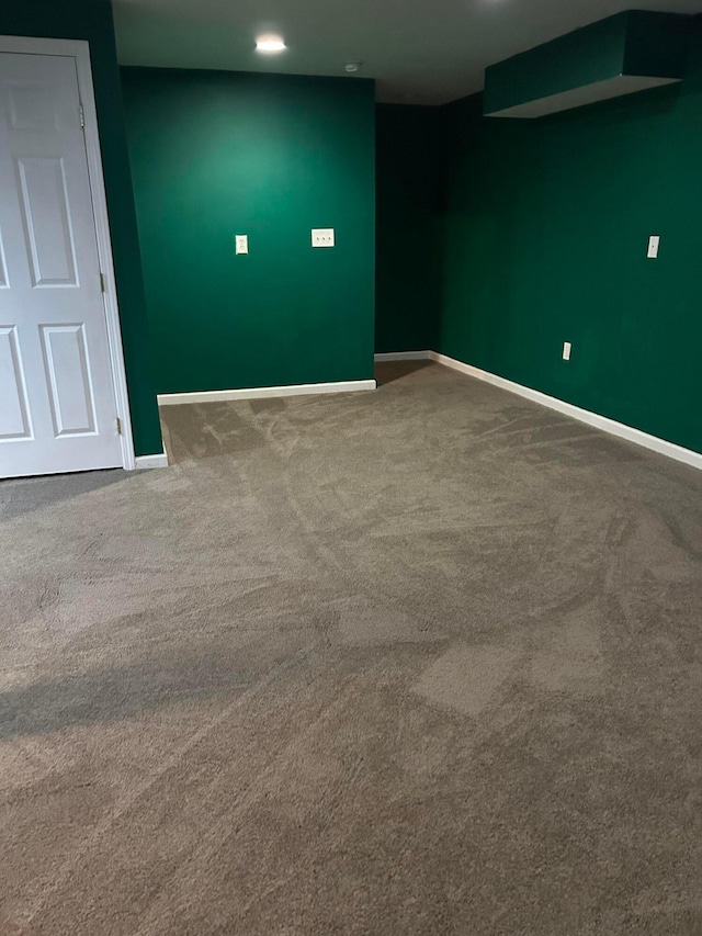 1021 Taylor Glen Blvd E, Pataskala, OH 43062 - carpeted spare room featuring baseboards and recessed lighting