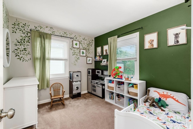 3064 Melva Ave, Columbus, OH 43224 - bedroom with light carpet and baseboards