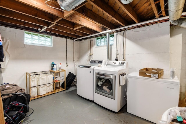 3064 Melva Ave, Columbus, OH 43224 - laundry room featuring separate washer and dryer
