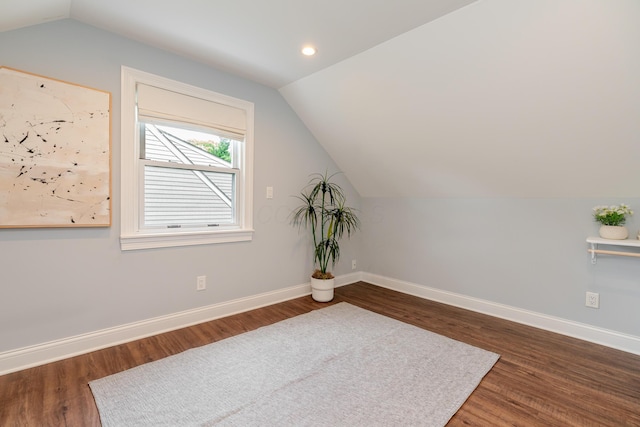 98 N Chesterfield Rd, Columbus, OH 43209 - additional living space with vaulted ceiling and wood finished floors