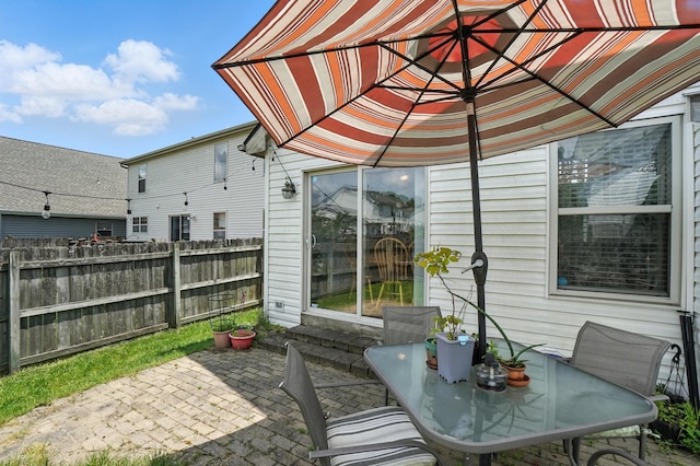 906 Linkfield Dr, Columbus, OH 43085 - view of patio / terrace featuring outdoor dining area
