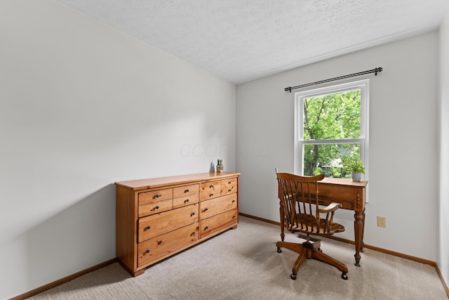 3550 Whisper Creek Dr, Columbus, OH 43231 - office space with light carpet and a textured ceiling