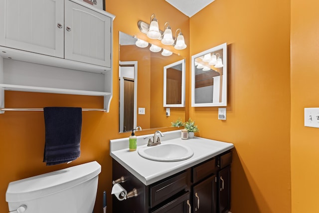 3550 Whisper Creek Dr, Columbus, OH 43231 - bathroom featuring vanity and toilet