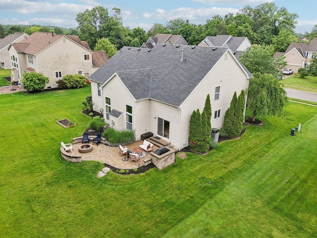13946 Bainwick Dr NW, Pickerington, OH 43147 - aerial perspective of suburban area