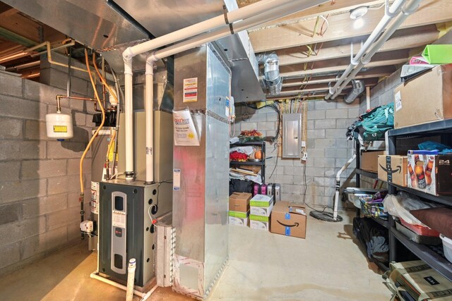 13946 Bainwick Dr NW, Pickerington, OH 43147 - unfinished basement with electric panel