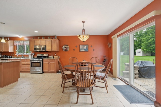13946 Bainwick Dr NW, Pickerington, OH 43147 - dining area featuring recessed lighting and light tile patterned flooring