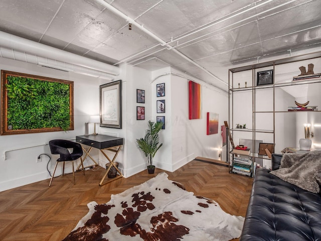 60 E Spring St Unit 214, Columbus, OH 43215 - living room with baseboards